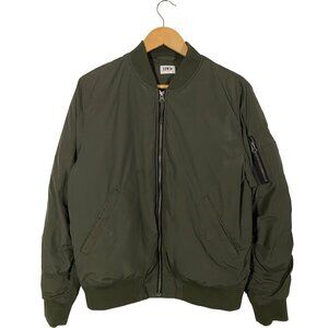 Edwin Japan MA-1 Bomber "Flight Jacket" Olive Green men's size Small